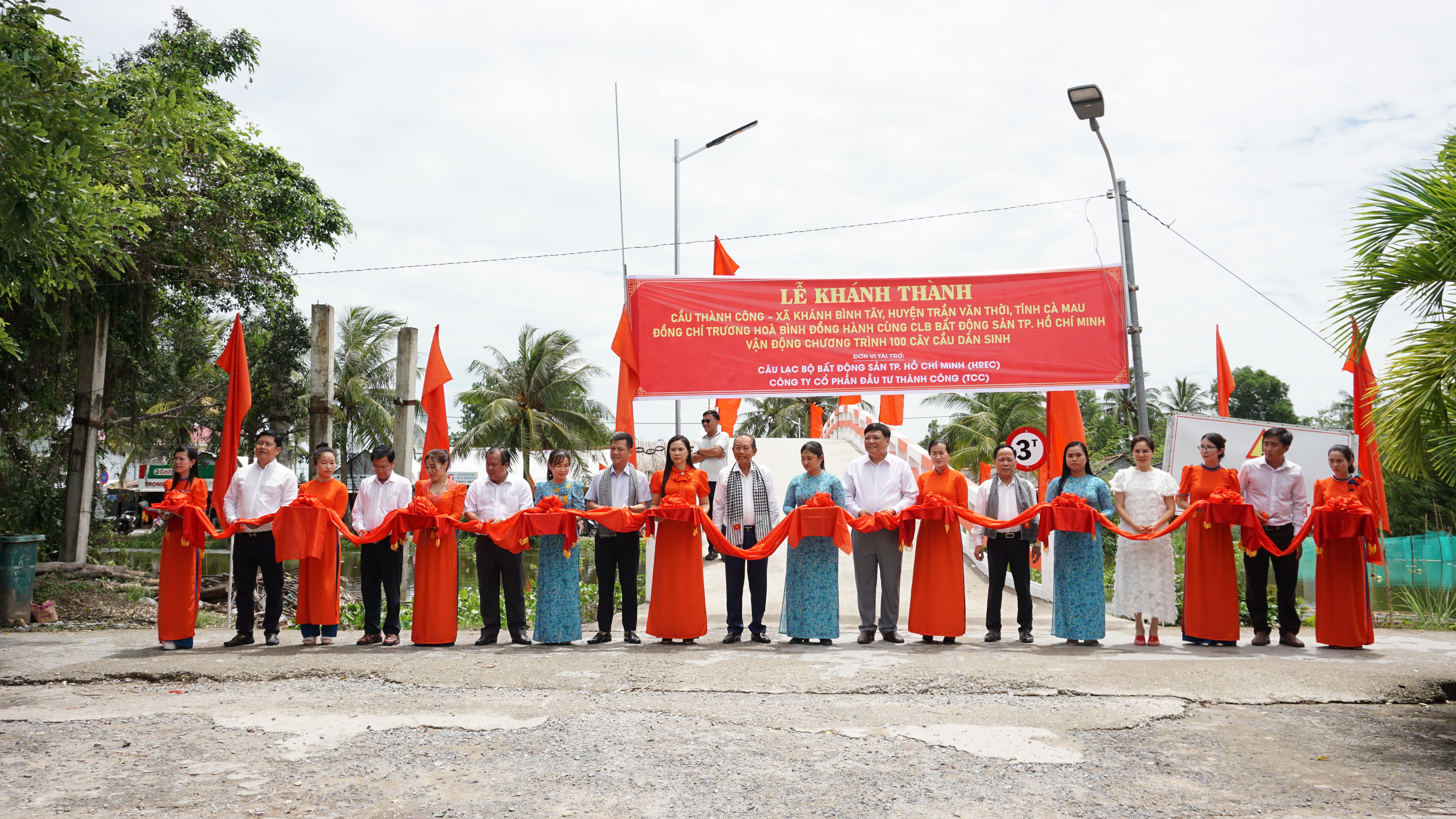 LỄ KHÁNH THÀNH CẦU THÀNH CÔNG TỈNH CÀ MAU KINH PHÍ XÂY DỰNG GẦN 1 TỶ ĐỒNG