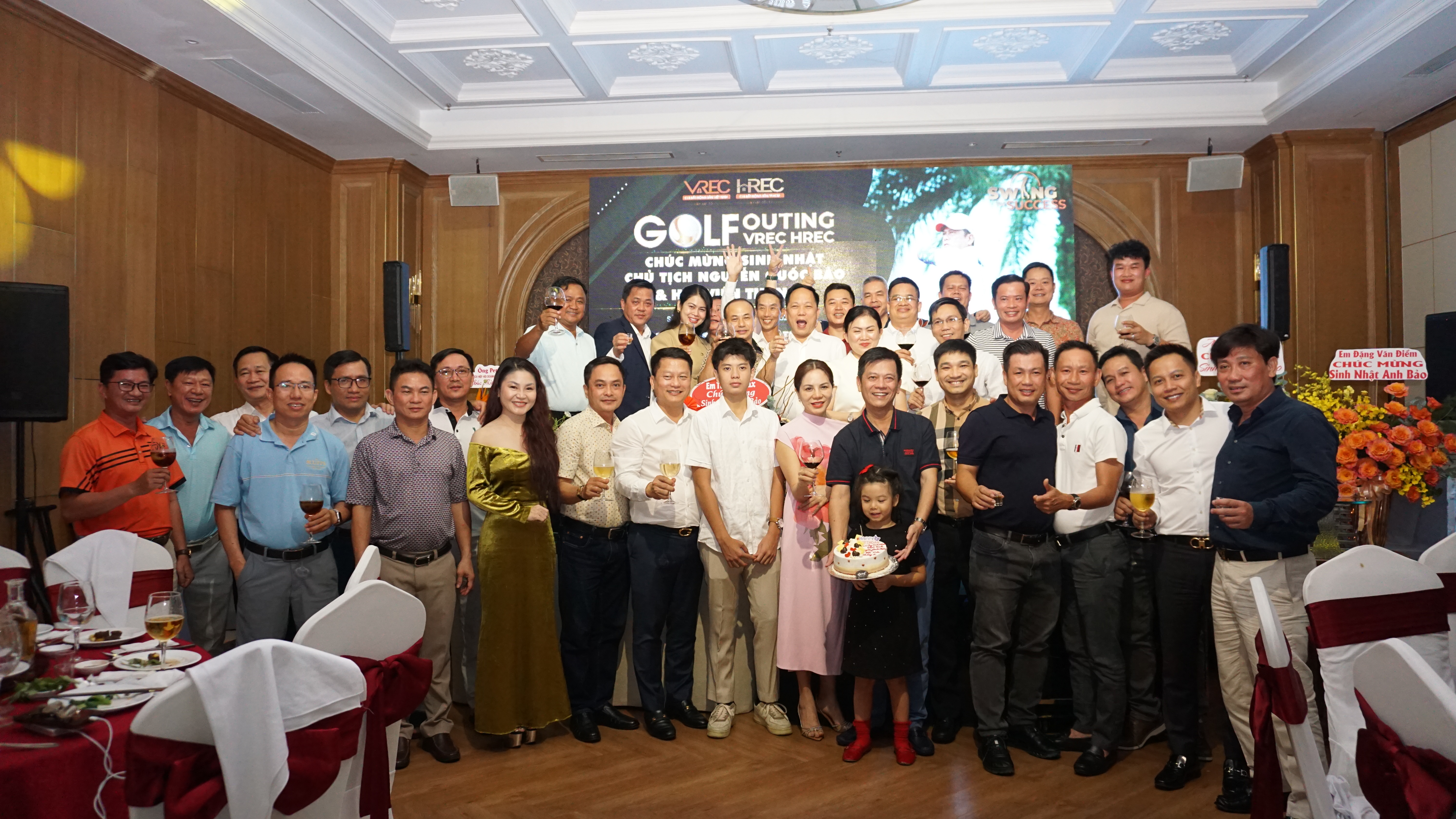 GIẢI GOLF GIAO LƯU VREC HREC CHÚC MỪNG SINH NHẬT CHỦ TỊCH NGUYỄN QUỐC BẢO VÀ HỘI VIÊN THÁNG 2