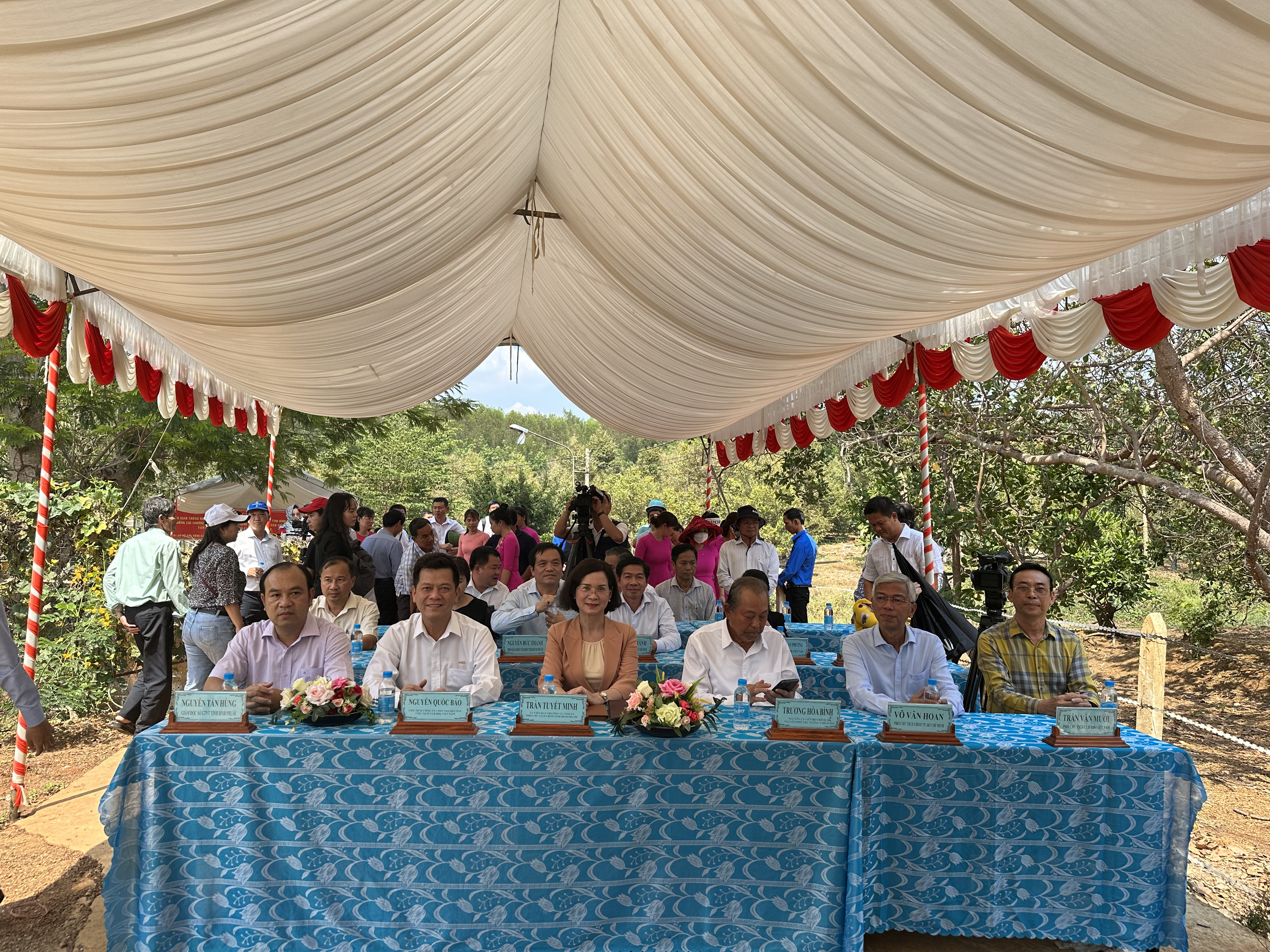 CHƯƠNG TRÌNH LỄ KHỞI CÔNG CẦU GIAO THÔNG NÔNG THÔN TỈNH BÌNH PHƯỚC KINH PHÍ HƠN 2 TỶ ĐỒNG