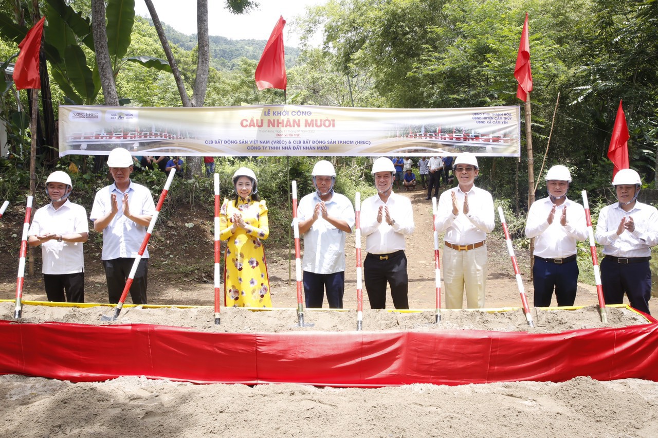 CHƯƠNG TRÌNH “LỄ KHỞI CÔNG XÂY DỰNG 4 CẦU TỪ THIỆN TẠI TỈNH THANH HÓA KINH PHÍ LÊN ĐẾN 1,5 TỶ ĐỒNG”