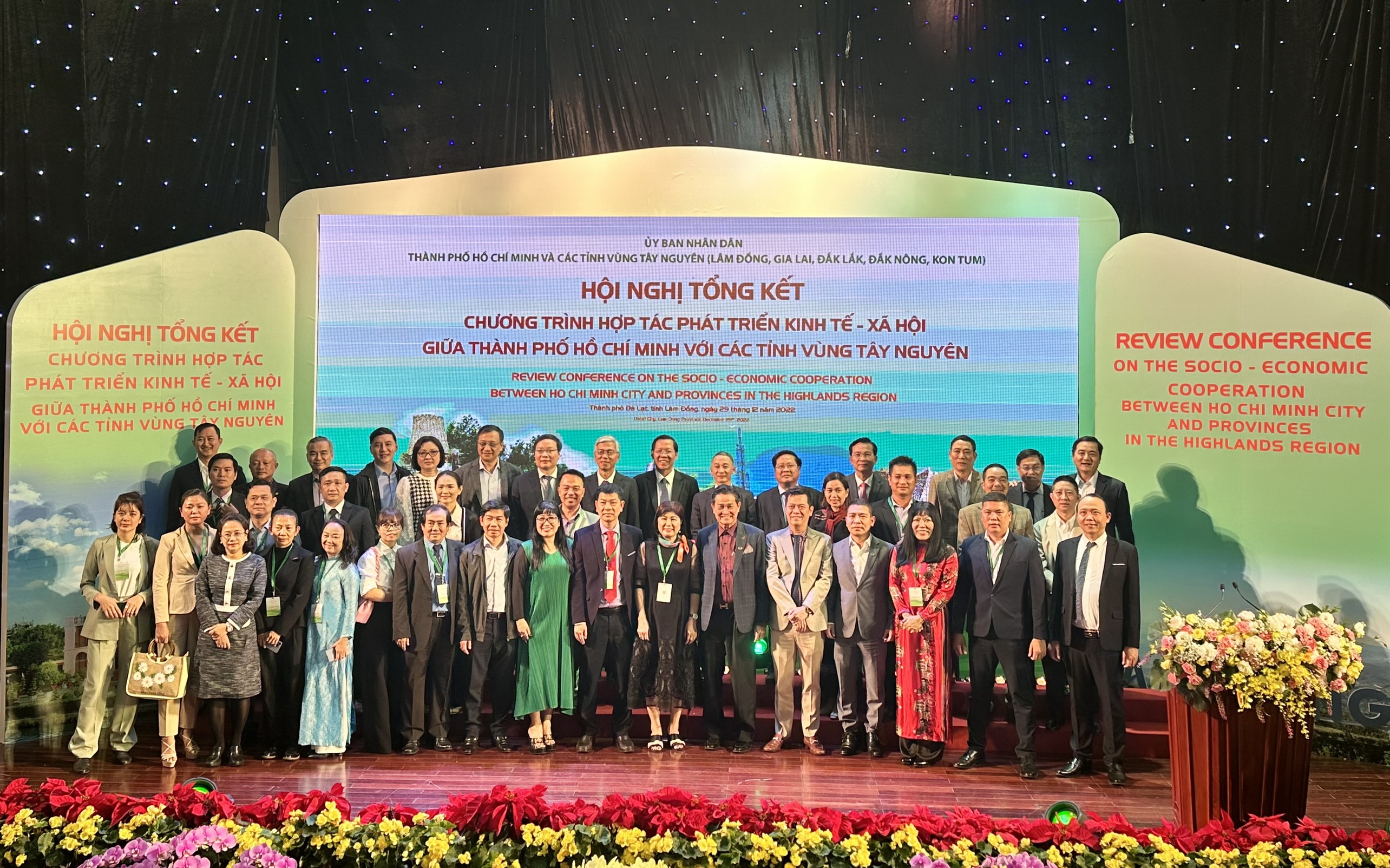 HỘI NGHỊ TỔNG KẾT CHƯƠNG TRÌNH HỢP TÁC PHÁT TRIỂN KINH TẾ - XÃ HỘI GIỮA TP.HCM VỚI CÁC TỈNH VÙNG TÂY NGUYÊN