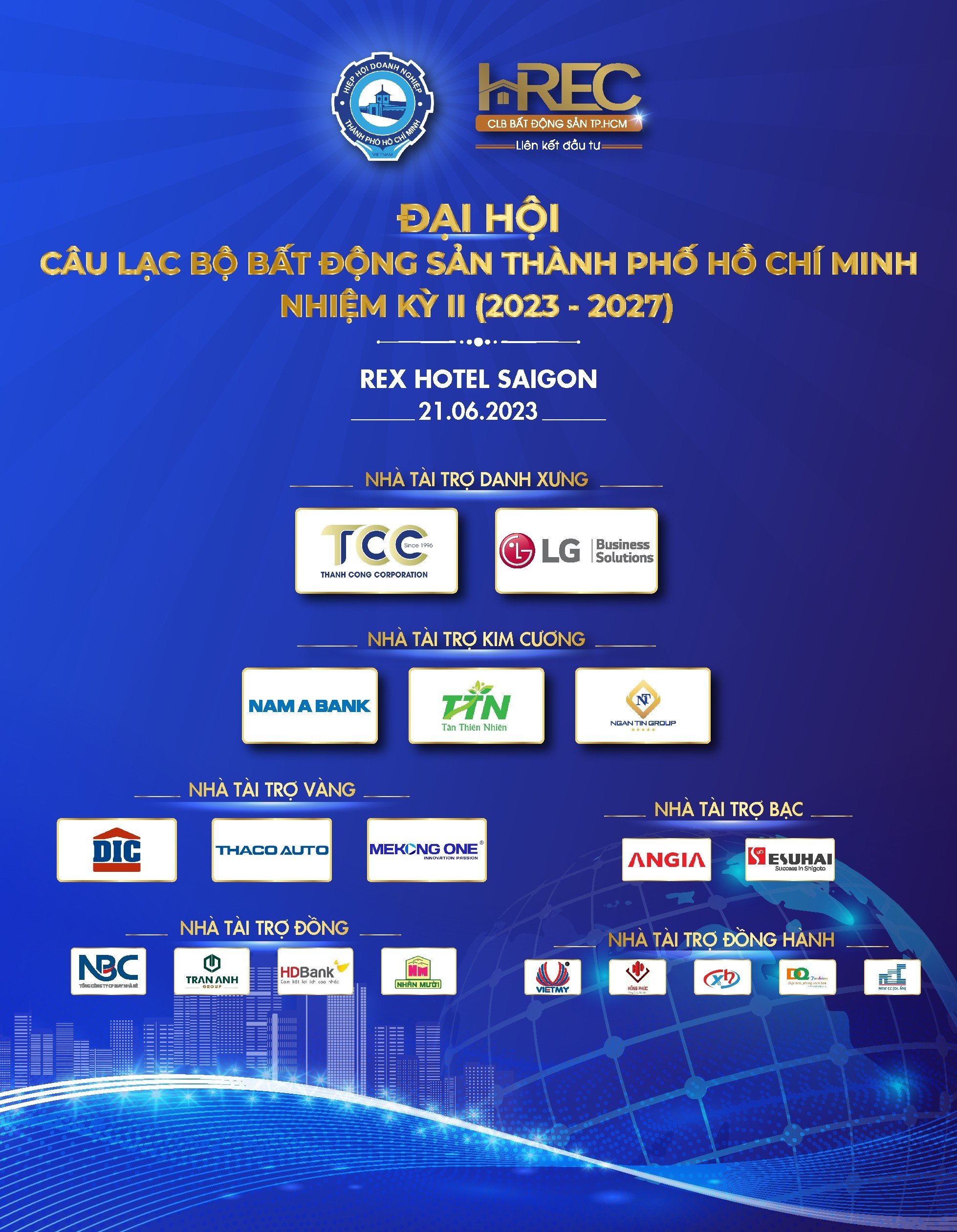 ĐẠI HỘI CÂU LẠC BỘ BẤT ĐỘNG SẢN THÀNH PHỐ HỒ CHÍ MINH NHIỆM KỲ II (2023 – 2027)