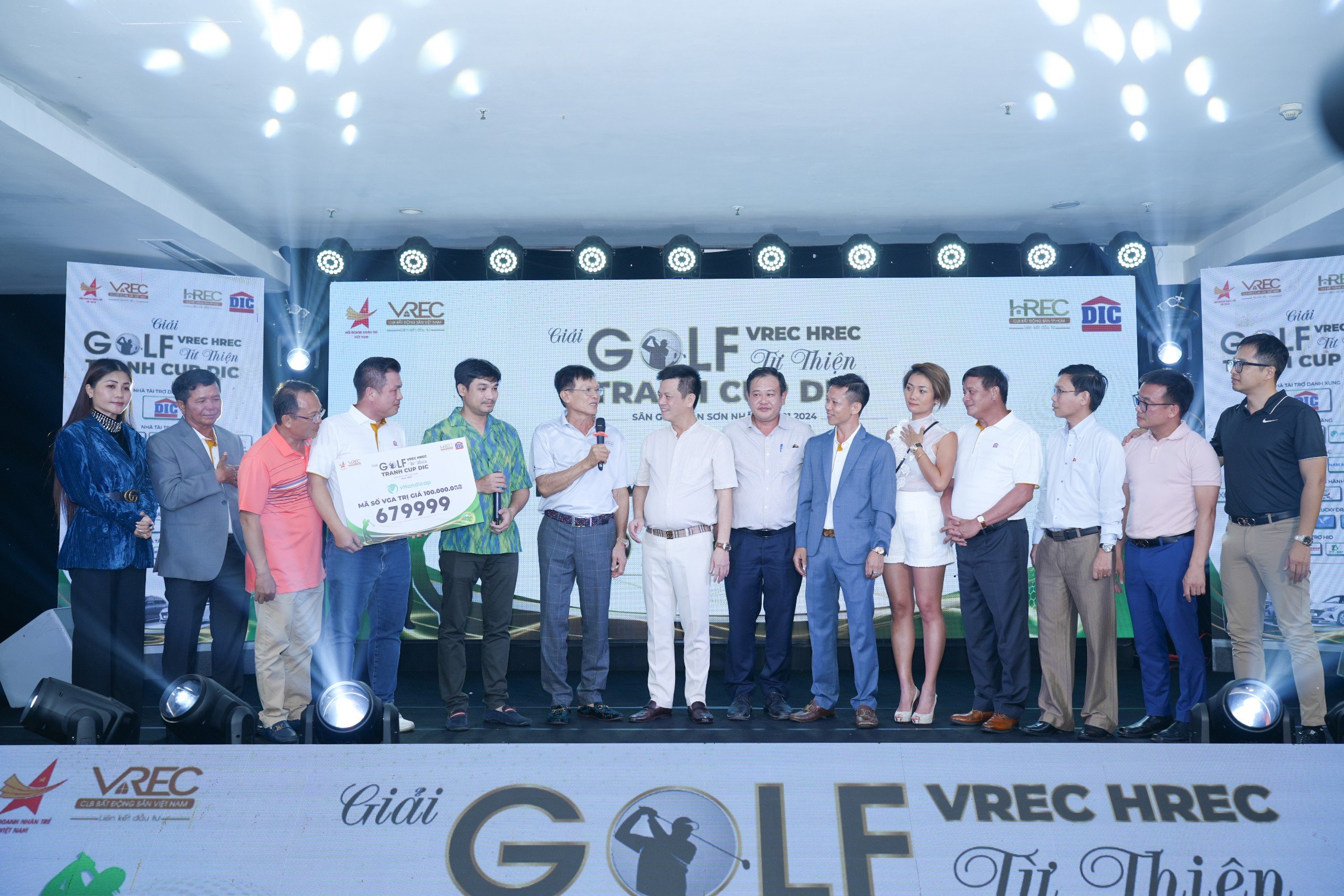 "GIẢI GOLF VREC HREC TỪ THIỆN - TRANH CUP DIC" GÂY QUỸ XÂY CẦU TỪ THIỆN